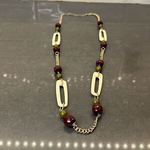 Forever 21 Beaded Chain Necklace